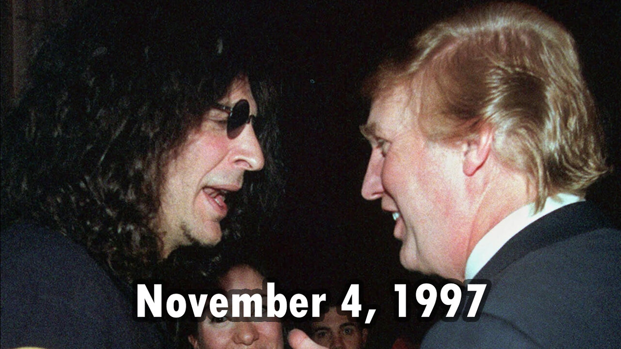1997-11-04 - Donald Trump appears on Howard Stern