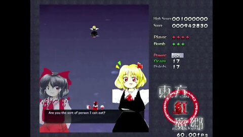 Germano Mosconi e Richard Benson giocano a Touhou Project 6: the embodiment of the scarlet devil