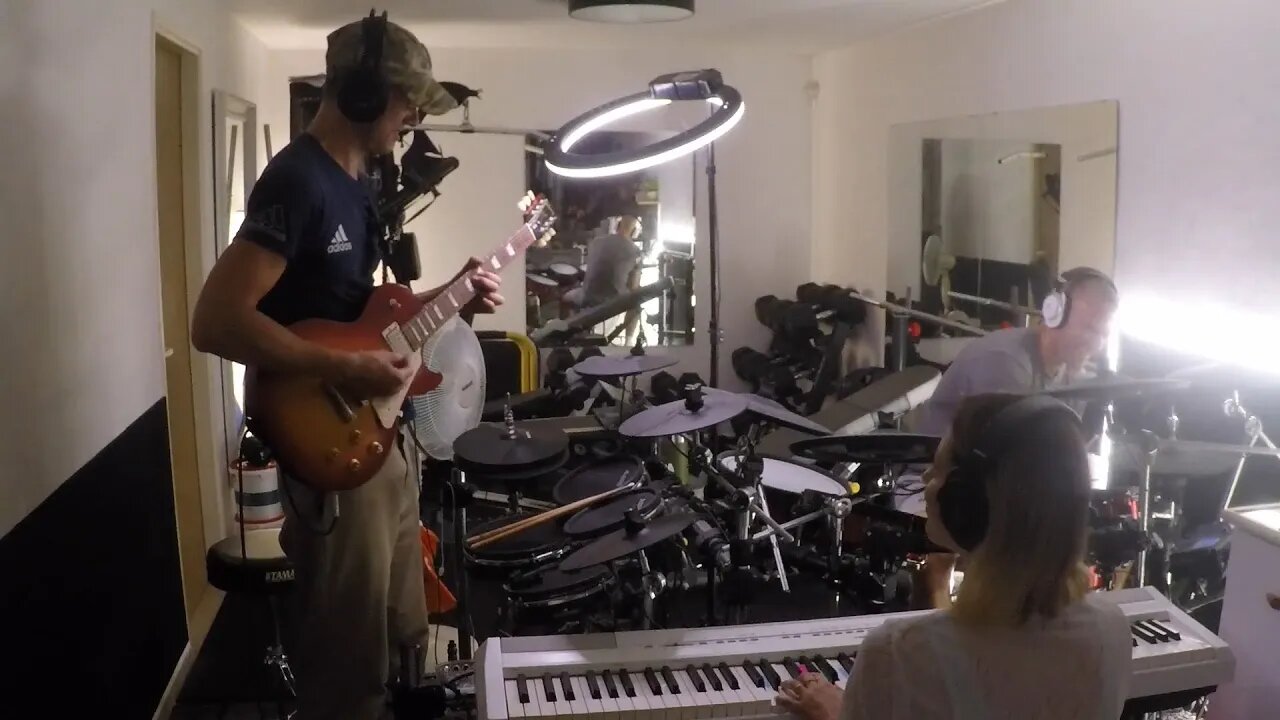 5/27/22 ¡ROCKET BURN! SpaceCore DriveRock JAM guitar, drums & piano improv - JHE