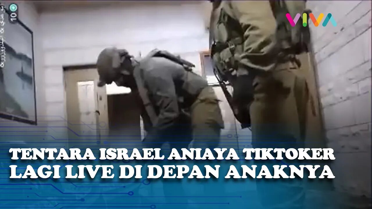 Lagi Live! Teriakan Anak Saat Ayahnya Dihajar Tentara Israel