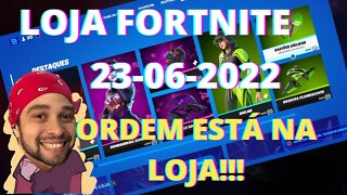 LOJA FORTNITE HOJE - ORDEM ESTÁ NA LOJA 23-06-2022