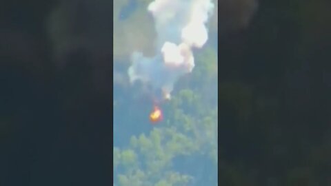 Beautiful shots of the detonation of ammunition at the positions of the Armed Forces of Ukraine