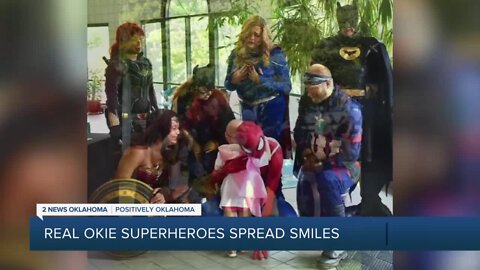 Real Okie Superheroes spread superpowered joy at children's hospital