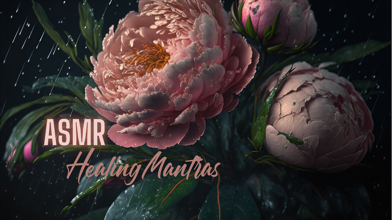 You are Loved, Divinely where you need to be 🕊️| Rain & Rolling Thunder 💦 ⛈️ | ASMR Healing Mantras