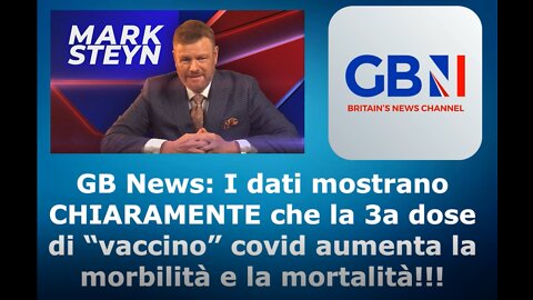 I dati mostrano CHIARAMENTE che la 3a dose di “vaccino” covid aumenta la morbilità e la mortalità!!!
