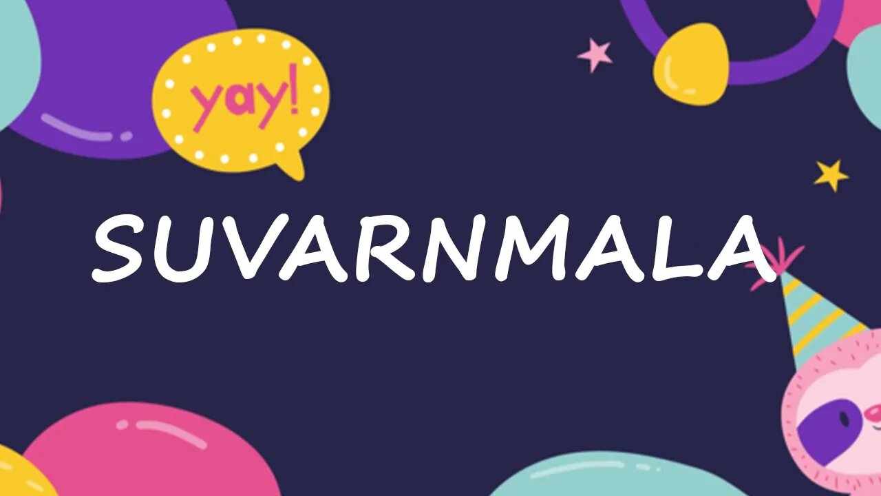 Happy Birthday to Suvarnmala - Birthday Wish From Birthday Bash