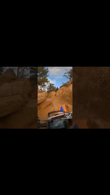 Through the Captains crack!