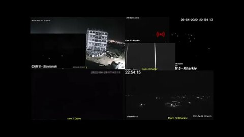 Bomb and flashes in sloviansk and kharkiv