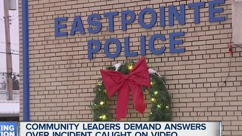 Community leaders blast Eastpointe police over incident caught on video