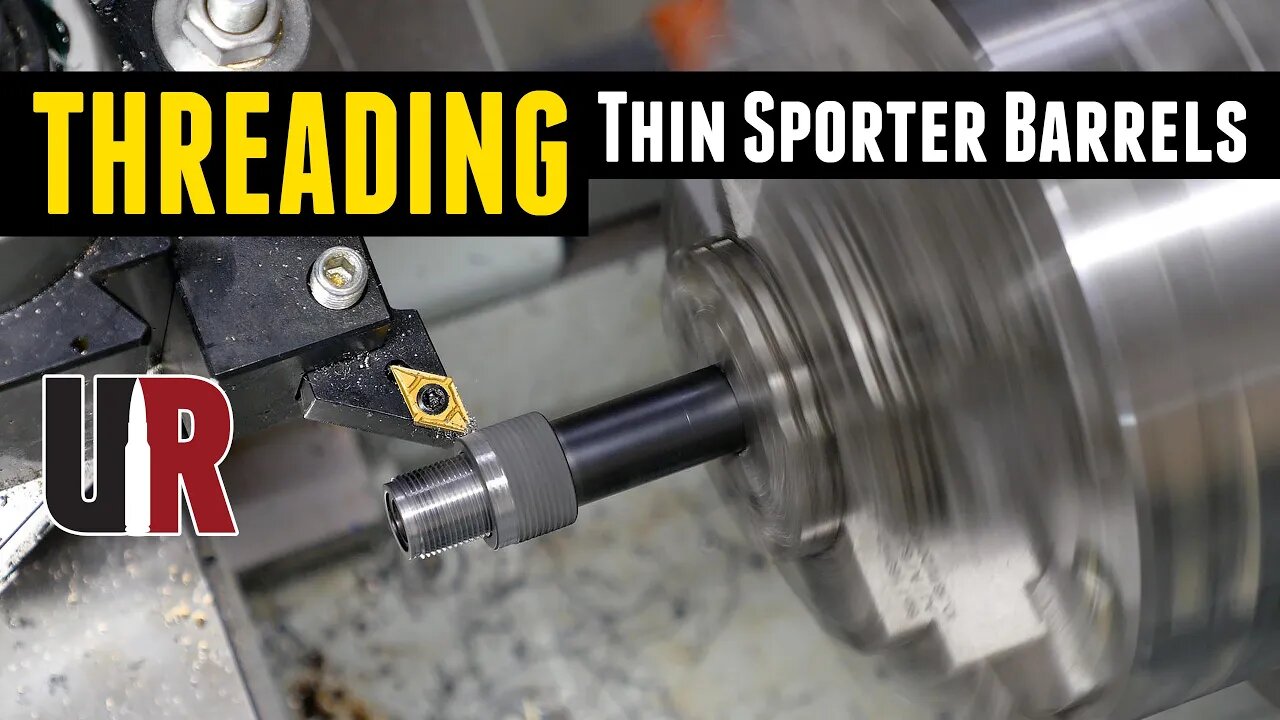 Threading a THIN Sporter Barrel for a Suppressor (30-06 Example)