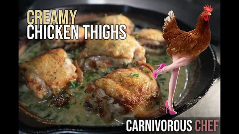Creamy Braised Chicken Thighs
