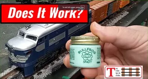 How To Improve Locomotive Traction - Bullfrog Snot?