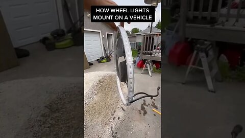 HOW Wheel Lights Are Mounted #shorts