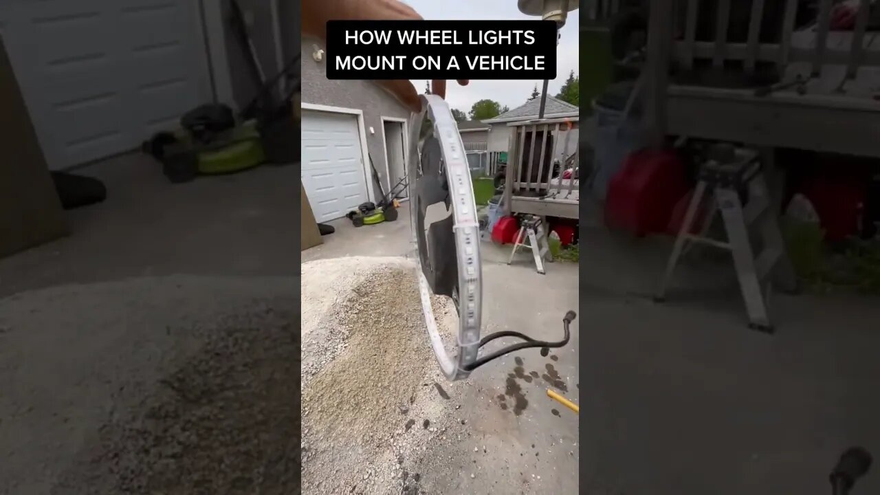 HOW Wheel Lights Are Mounted #shorts