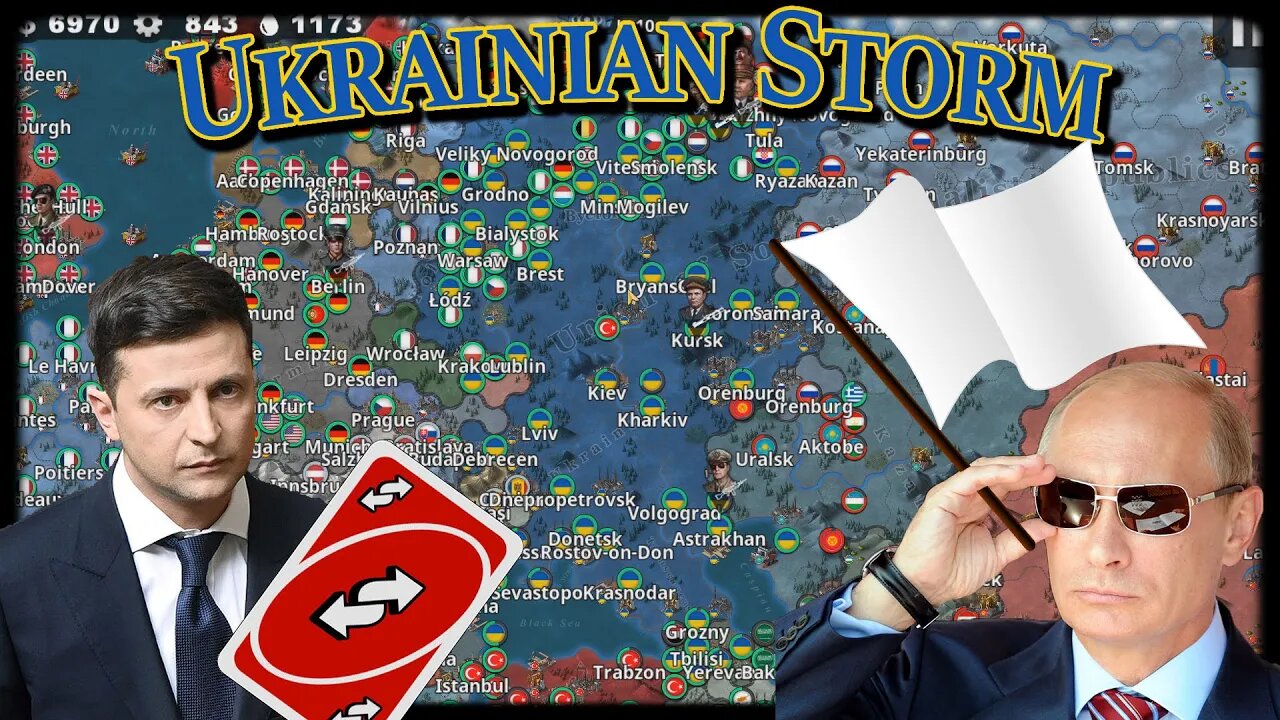Ukrainian Secret Weapon! Ukraine Storm Uno Reverse Card