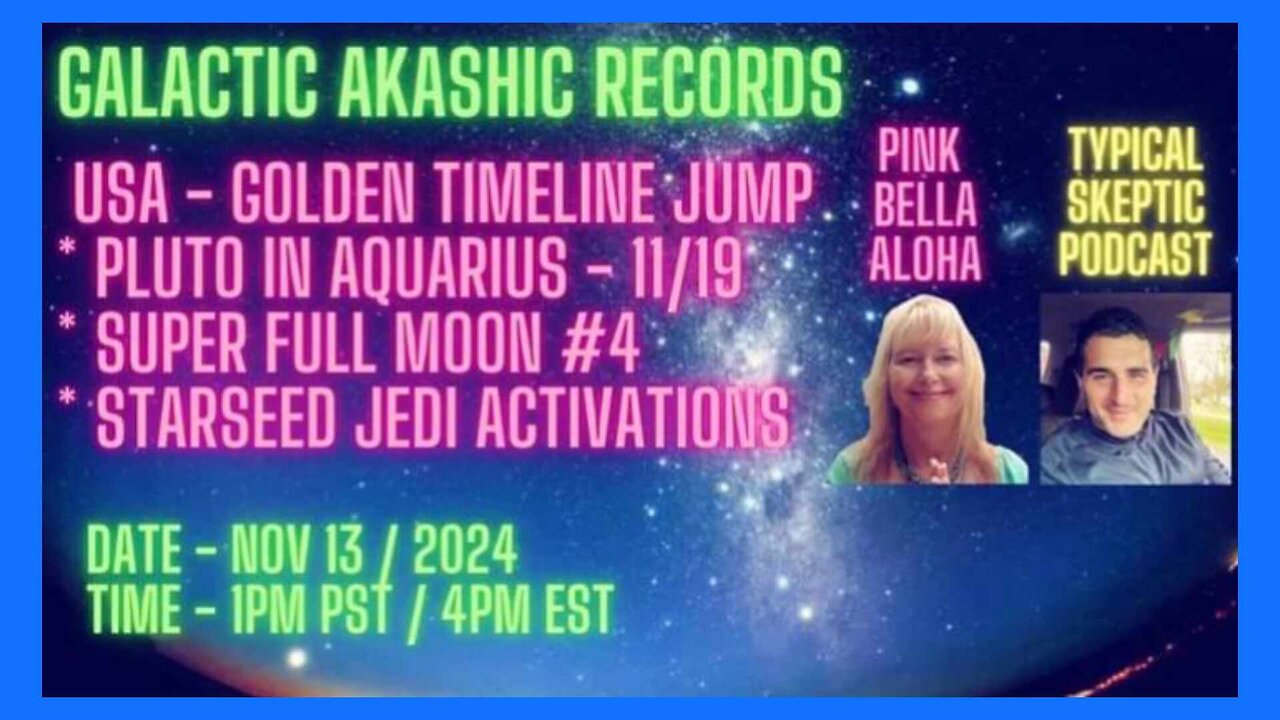 Golden Timeline Jump, Pluto in Aquarius, Super Full Moon Madness - Pink Bella Aloha - TSP #1600