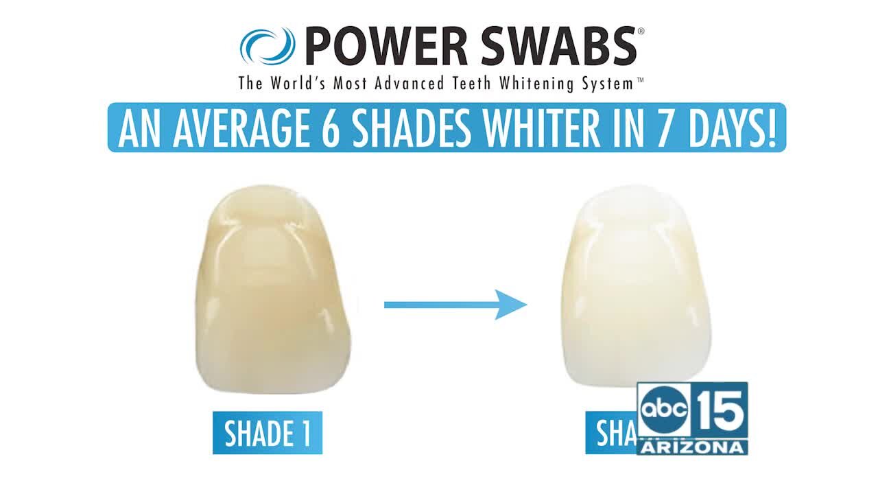 Want whiter teeth? Try Power Swabs TODAY!