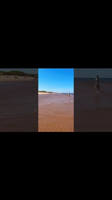 During a heat warning the water keeps us cool