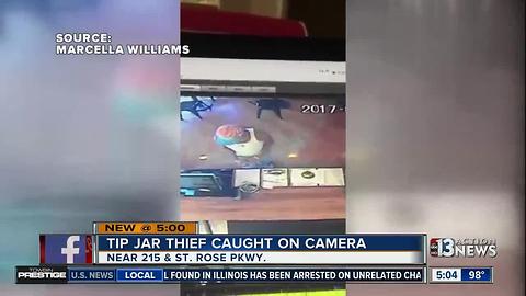 Another tip jar thief caught on camera