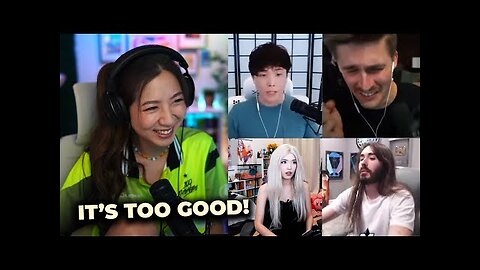 Fuslie Reacts to Streamers Falling in Only Up! | Emiru, Sykkuno, moistcr1tikal , & Ludwig