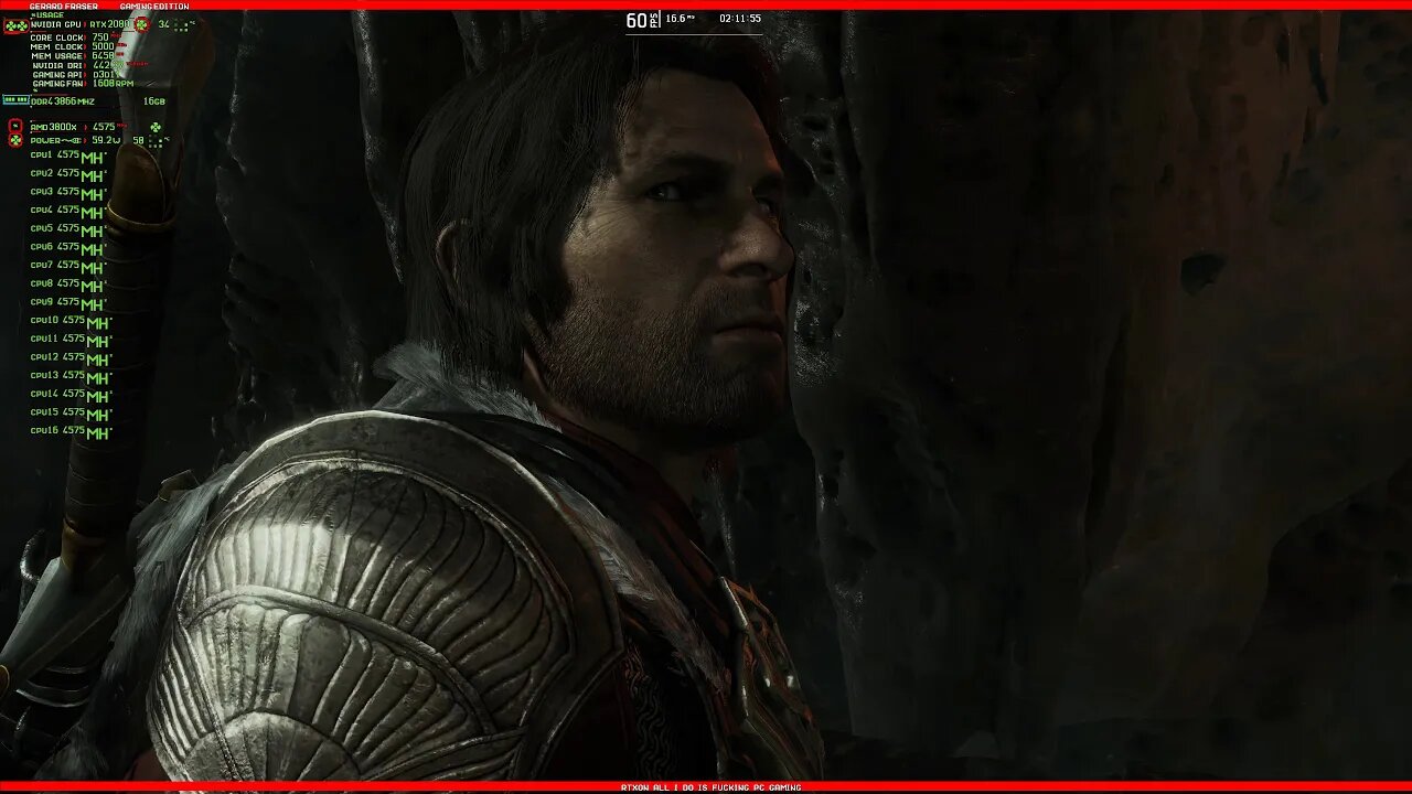 AMD 3800X PBO Boost Middle Earth Shadow of War