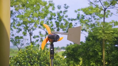 DIY Wind Turbine Generator from old Fan