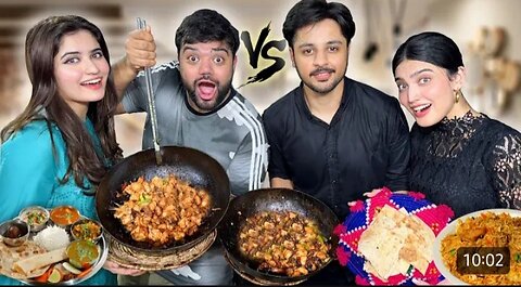 Couples Cooking Challenge with Sistrology 😍 | kitchen kharab Kardiya 🤣
