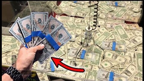 HOW TO HACK the CASH CLAW MACHINE (WON REAL MONEY)