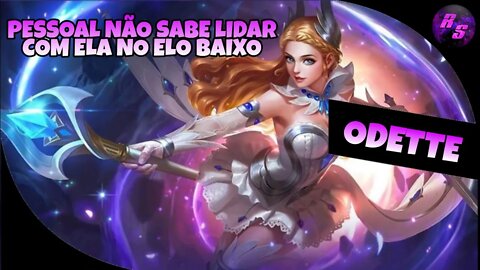 RAINHA DOS CISNES • ODETTE GAMEPLAY • INICIANDO DO ZERO #13 | Mobile Legends