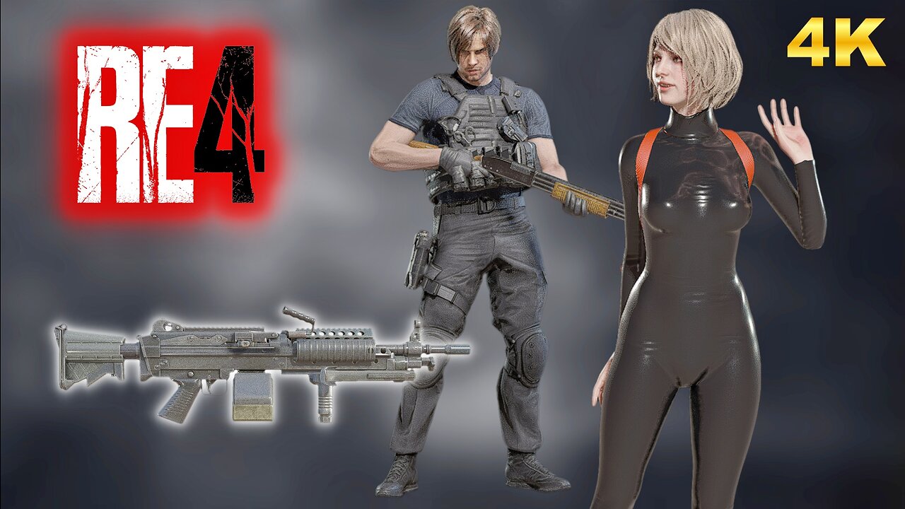 Resident Evil 4 | Ashley Warm Heart Black Latex | Death Island Leon | Mara