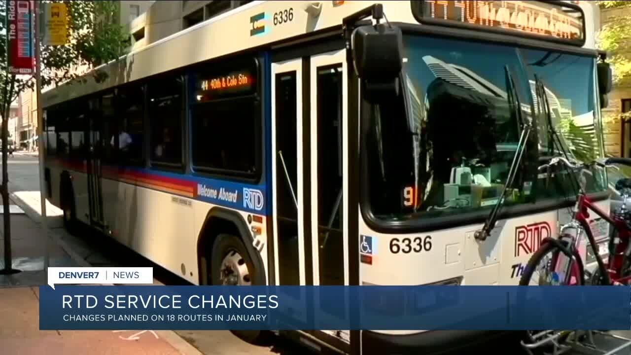 RTD wants your input on service changes