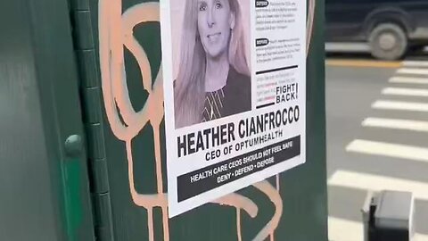 People in NYC are putting up "wanted" posters targeting health insurance company CEOs