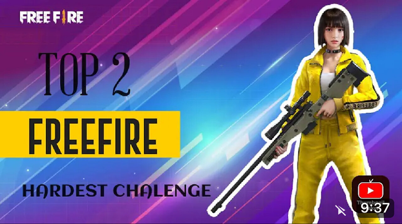 Top 2 hardest challenge in garena free fire