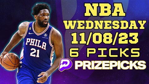 #PRIZEPICKS | BEST PICKS FOR #NBA WEDNESDAY | 11/08/2023 | TODAY | #BESTBETS | #BASKETBALL