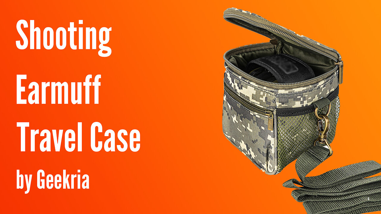 Shooting Earmuff Over-Ear Headphones Travel Case, Soft Shell Carrying Case | Geekria
