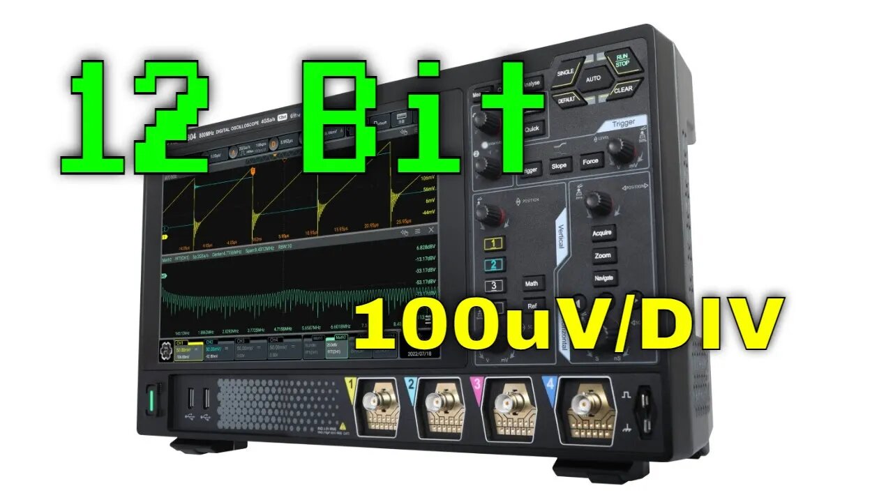 EEVblog 1501 - Rigol HDO4000 Low Noise 12bit Oscilloscope Unboxing & First Impression
