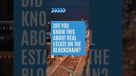 Did You Know this about Real Estate on the Blockchain? #defi #incomesource #balilife #definft