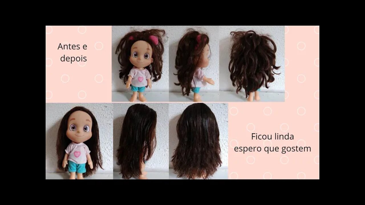 Como lavar cabelo de boneca