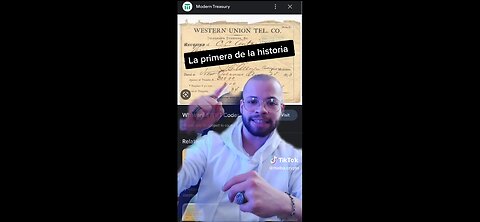 La primera transferencia electrónica de la historia