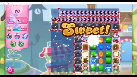 Candy Crush Level 5698 Talkthrough, 32 Moves 0 Boosters