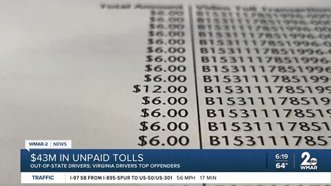 Unpaid Tolls