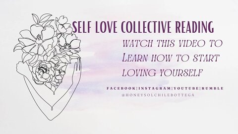 SELF LOVE 💞| THE ONLY ONE WHO IS STOPPING YOU IS YOURSELF | COLLECTIVE READING