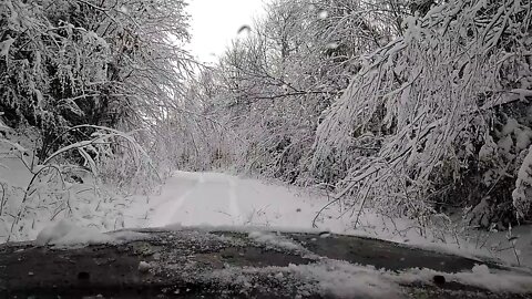 Playing in the snow by myself on VMUTS