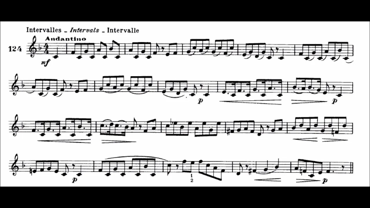 🎺🎺 [TRUMPET SINGLE TONGUE] - Porret Methode Progressive INTERVALLES/INTERVALS