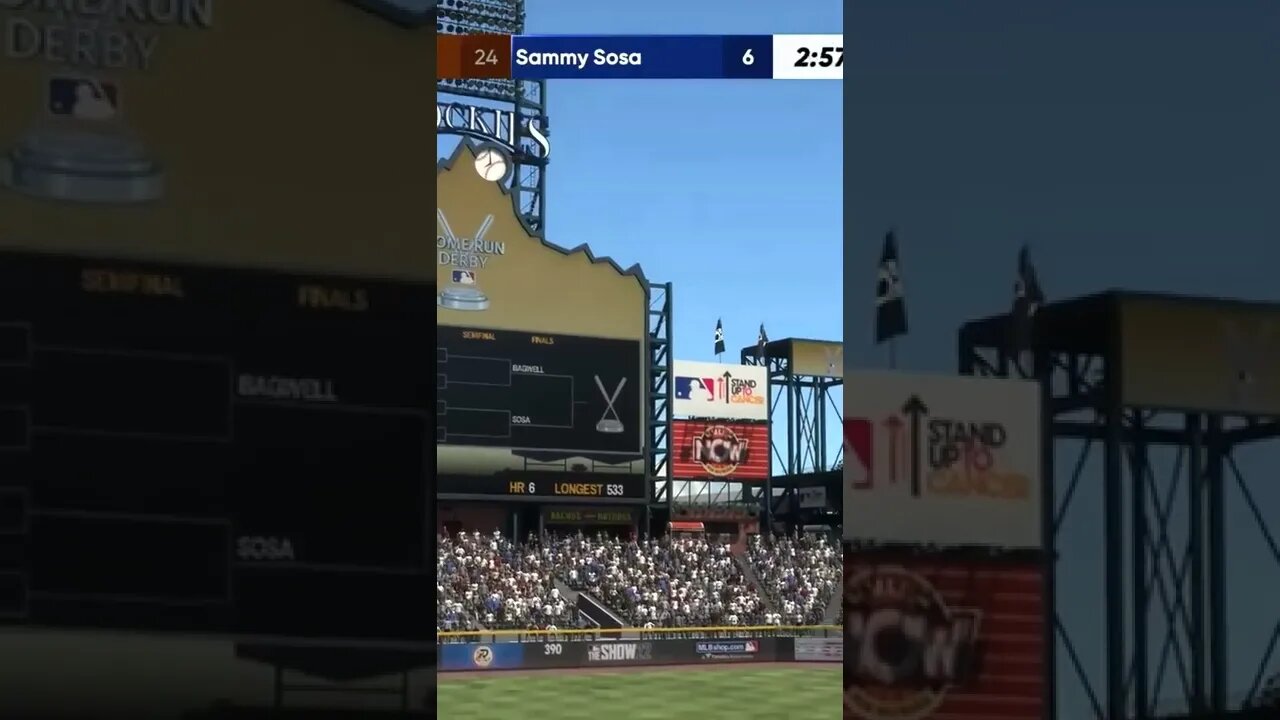 WOW Mlb The Show 22 Sammy Sosa Rips 534FT HR #shorts