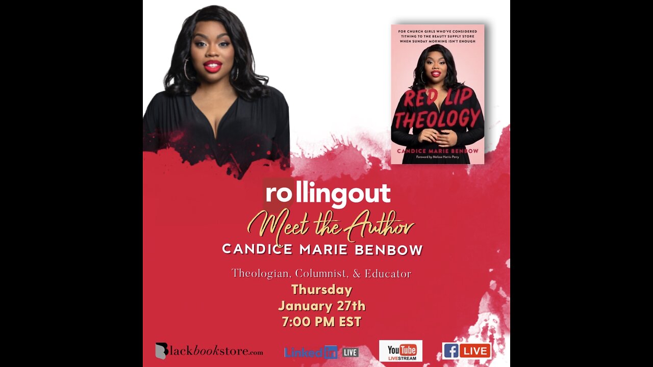 Meet the Author Candice Marie Benbow Author of 'Red Lip Theology'