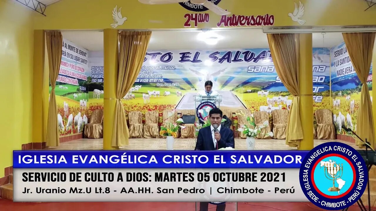 SERVICIO DE CULTO A DIOS: MARTES 05 OCTUBRE 2021