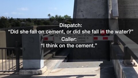 911 call released following woman's death on West Palm Beach drawbridge