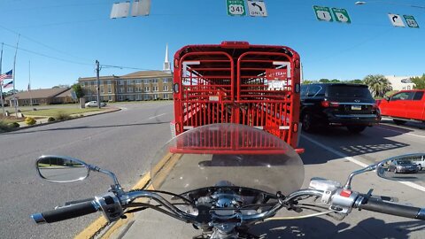 Biker Talks to Cows!