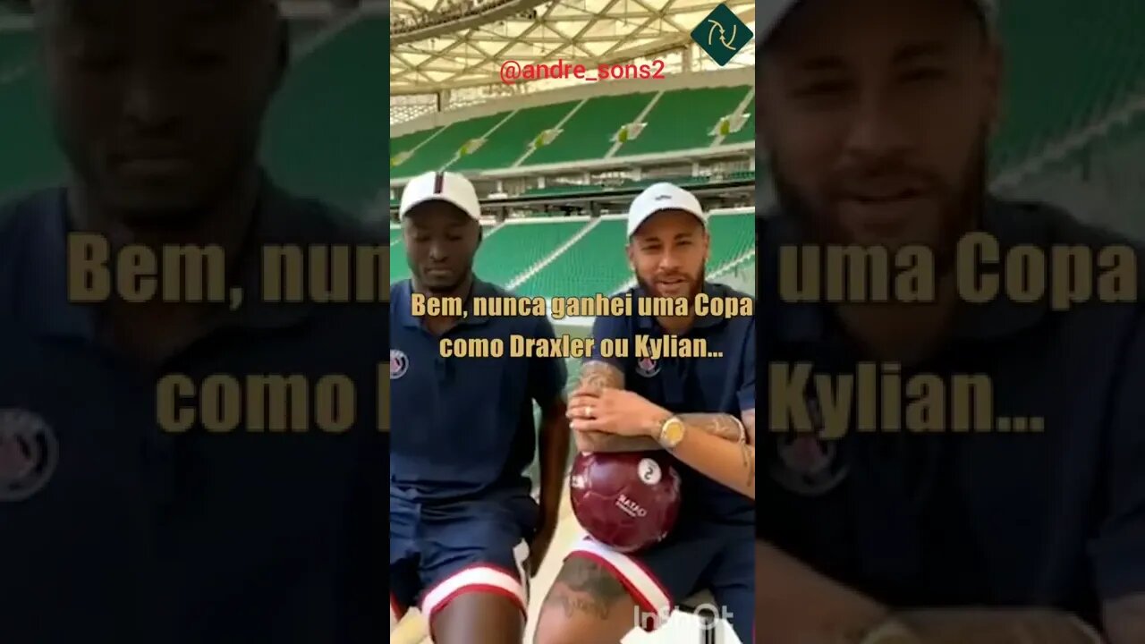 Neymar fala Inglês, Revela sonho da COPA DO MUNDO